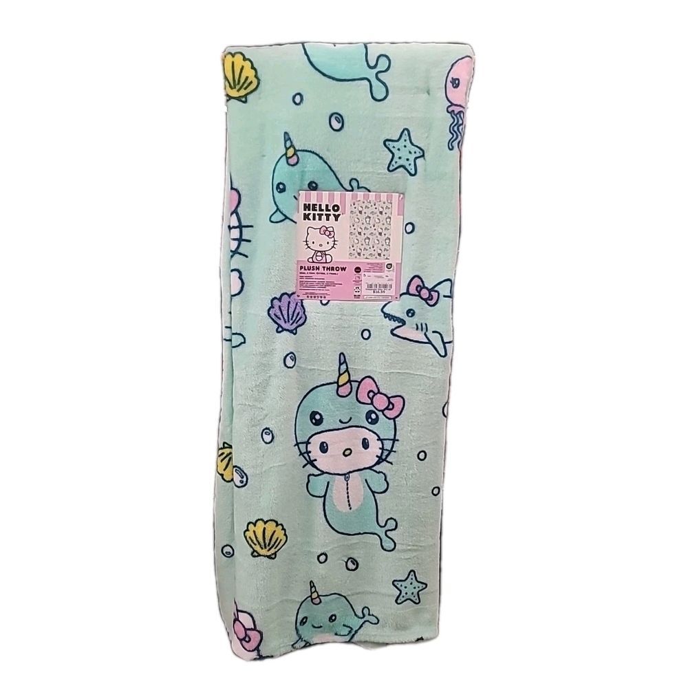 Hello Kitty Mermaid Blanket Throw 50X70